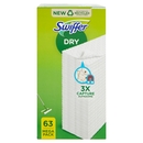 Swiffer Dry Panni Cattura Polvere per Scopa Swiffer - Ricarica 63 Panni